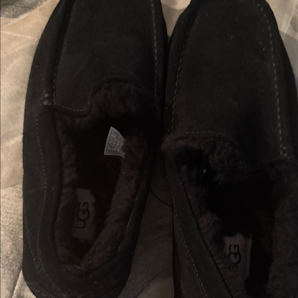 UGG Black Slip-On Loafers
